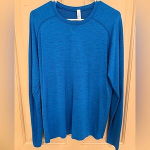 Lululemon Men’s Metal Vent Tech Long Sleeve | Blue | Size M